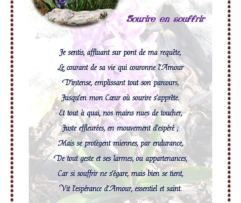 Résolution – Jout’oème du Soleil – Céline Lassalle (photo de l’auteure + dessin remanié : Lucidaëlle)